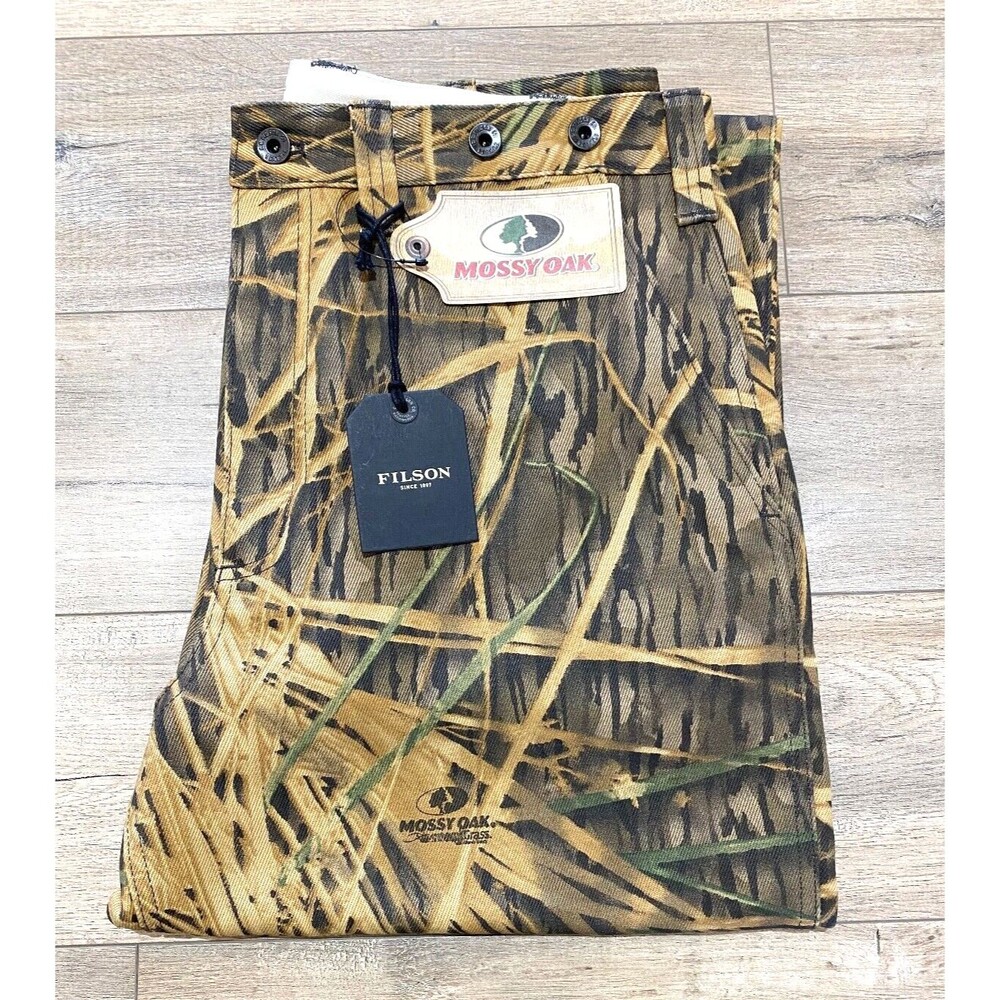 Filson Rugged Twill Mossy Oak Camo Utility Mens 38X34 20256229 ShadowGrass Pants - Picture 1 of 13